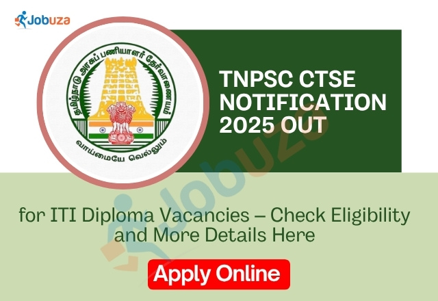 TNPSC CTSE Recruitment 2025 Starts at tnpsc.gov.in – 1910 ITI & Diploma Vacancies Announced