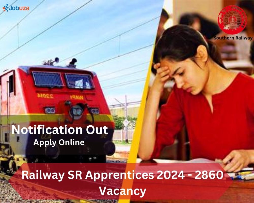 Railway SR Apprentices 2024 – 2860 Vacancy: Apply Online, Notification Out