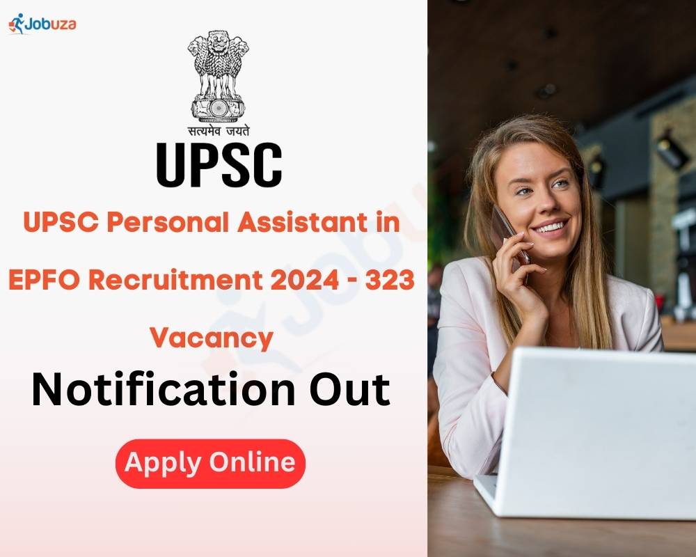 UPSC Personal Assistant in EPFO Recruitment 2024