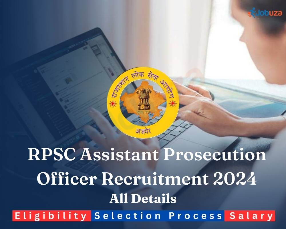 RPSC Assistant Prosecution Officer Recruitment 2024 - 181 Vacancy