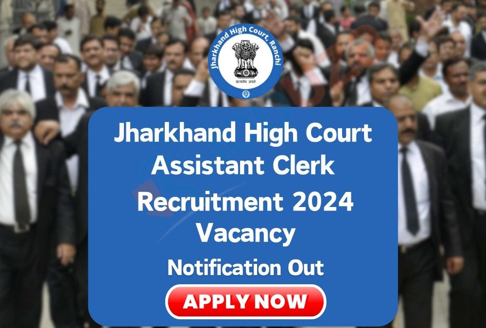 Jharkhand High Court Assistant / Clerk Recruitment 2024 - 410 Vacancy: Apply Now, Notification Out The High Court of Jharkhand in Ranchi is hiring Assistant/Clerks for Civil Courts in 2024. If you're interested, you can apply online from April 10 to May 9, 2024. Before applying, make sure to check out the recruitment notice for details on eligibility, job roles, how candidates are chosen, age limits, salary, and any other important info. The Jharkhand High Court is looking for people to work as clerks in the state's civil courts. You can apply for these jobs online. Here's what you need to know. Overview Recruiting Body High Court of Jharkhand, Ranchi Position Clerk/Assistant Vacancies 410 Mode of Application Online Registration Period 10th April to 9th May 2024 Salary Rs. 25,500 - 81,100 per month Job Location Jharkhand Official Website www.jharkhandhighcourt.nic.in Jharkhand High Court Assistant / Clerk Recruitment 2024: Notification The High Court of Jharkhand, based in Ranchi, has put out a detailed notice (in a PDF file) for job openings advertised under Advt. No. 05/Admn. Misc./2024. These openings are for Clerks and Assistants. The notification includes important info like when to register, how many vacancies there are, who's eligible, how candidates are selected, the exam format, and more. Before applying for these jobs, it's crucial for candidates to read through the advertisement to make sure they meet the requirements. To check out the full notification for Jharkhand High Court Recruitment 2024, just click the link provided. Download Official Notification Jharkhand High Court Assistant / Clerk Recruitment 2024: Important Dates The Jharkhand High Court has put out a notice about when you can apply online for Clerk and Assistant jobs. You can apply on their website, www.jharkhandhighcourt.nic.in, until May 9, 2024. It's better to apply early to avoid rushing at the last minute. Look at the table below for all the important dates. Event Date Application Begin 10/04/2024 Last Date for Apply Online 09/05/2024 Last Date Pay Exam Fee 09/05/2024 Exam Date As per Schedule Jharkhand High Court Assistant / Clerk Recruitment 2024: Vacancies According to the official notice, the JHC is looking to hire 410 Clerks and Assistants for the civil court. The number of openings might change later. Out of these, 130 spots are available for unreserved candidates. The number of vacancies for reserved candidates is listed in the table below. Categories Vacancies Reservation for Women Un-Reserved (UR) 130 04 Schedule Caste (SC) 58 04 Schedule Tribe (ST) 143 05 Backward Class-I (B.C-I) 38 01 Backward Class-II (B.C-II) 14 00 Economically Weaker Section (EWS) 27 00 Total 410 14 Jharkhand High Court Assistant / Clerk Recruitment 2024: Eligibility Before you apply for the JHC Clerk and Assistant positions, make sure you check the age limits and required qualifications in the eligibility criteria. The details are provided below in this article. Age Limit (01/01/2024) If you're between 21 and 35 and have the required education, you can apply for the JHC Clerk and Assistant Recruitment 2024. There are special age rules for some reserved groups , listed in the table below. Age Range General and EWS 27-35 years Backward Class I and II (B.C-I and B.C-II) 27-37 years Women (General, EWS, B.C-I, and B.C-II) 27-38 years Scheduled Caste (SC) and Scheduled Tribe (ST) (Both Male and Female) 27-40 years Education Qualification Applicants need to have a Bachelor's degree or similar qualification from a recognized university or institution. They must be comfortable using computers and familiar with different applications, along with having decent typing skills (at least 20 words per minute). Jharkhand High Court Assistant / Clerk Recruitment 2024: Selection Process The JHC Clerk and Assistant 2024 selection process includes these steps: 1. Written Test 2. Computer Test 3. Interview Jharkhand High Court Assistant / Clerk Recruitment 2024: Salary Candidates selected by the High Court of Jharkhand, Ranchi, will get a decent monthly salary. Specifically, for Assistant/Clerk roles in the state's civil court, their basic pay ranges from 25500 to 81100 as per the 7th Pay Commission's Matrix Level 4. Position Basic Pay Range Assistant/Clerk ₹25,500 - ₹81,100 Jharkhand High Court Assistant / Clerk Recruitment 2024: Application Fees If you're applying for the JHC Clerk and Assistant Recruitment in 2024, you'll need to pay a fee. It's Rs 500 for Unreserved, EWS, B.C-I, and B.C-II candidates, and Rs 125 for SC and ST candidates. If you're a person with disabilities, you don't have to pay. Once you pay, you can't get a refund. You can only pay online with a Debit card, Credit card, UPI, or Net Banking. Here's a table for easy reference: Category Fee Unreserved, EWS, B.C-I, B.C-II Rs 500 SC, ST Rs 125 Persons with disabilities No Fee Jharkhand High Court Assistant / Clerk Recruitment 2024: Apply Link The Jharkhand High Court is now accepting applications for various positions like Clerk and Assistant. You can apply online from April 10th to May 9th, 2024, on their website www.jharkhandhighcourt.nic.in. Before you apply, make sure you meet the requirements and have all the needed documents ready. Click the link provided to apply directly. Click Here To Apply How To Apply For Jharkhand High Court Assistant / Clerk Recruitment 2024? Prospective applicants for the 2024 Clerk and Assistant positions at Jharkhand High Court can easily complete the application process by following these steps: 1. Visit Jharkhand High Court's official website. 2. Look for the "Recruitment" section. 3. Register by giving your email, phone number, and creating a password. 4. Once registered, you'll get a user ID and password. 5. Click on "Apply Online." 6. Fill in your personal, educational, and professional details. 7. Upload scanned copies of required documents. 8. Pay the application fees. 9. Review your form and submit it. 10. Keep a copy of the application for your records.