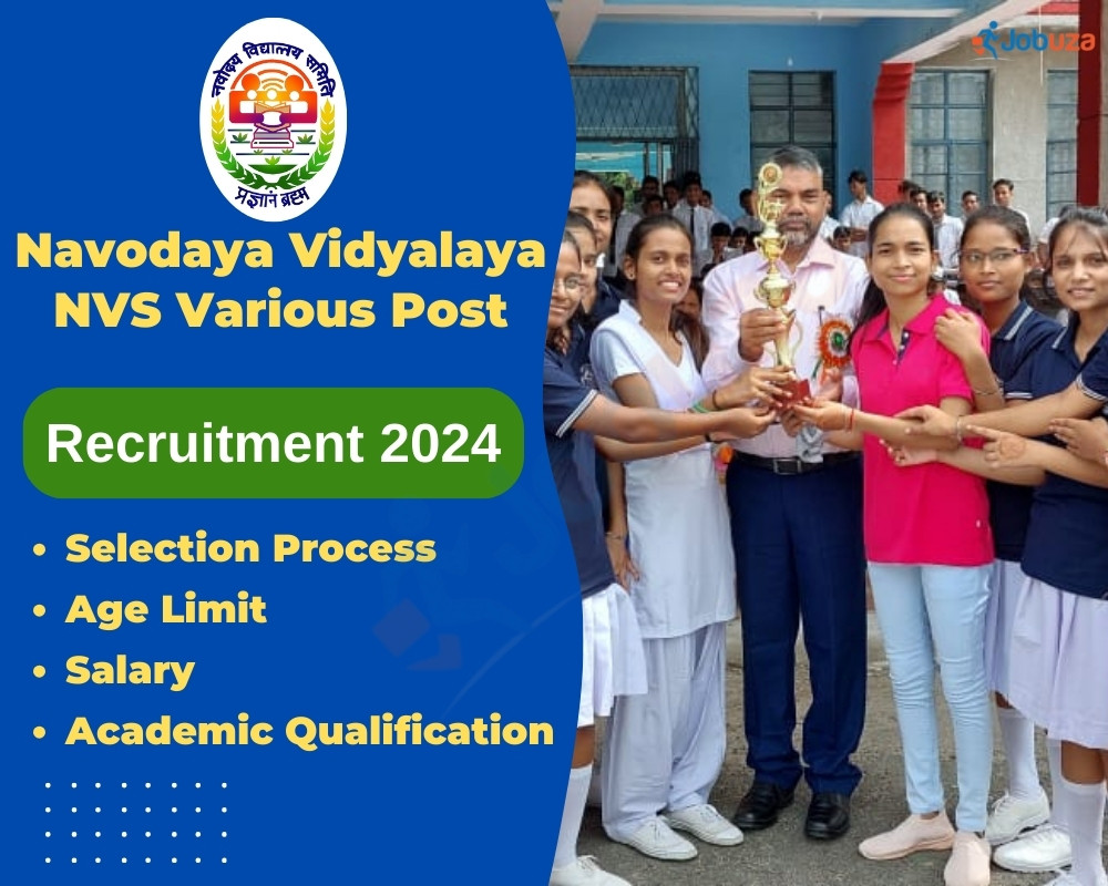 Navodaya Vidyalaya NVS Various Post Recruitment 2024 - 1377 Vacancy: Apply Online