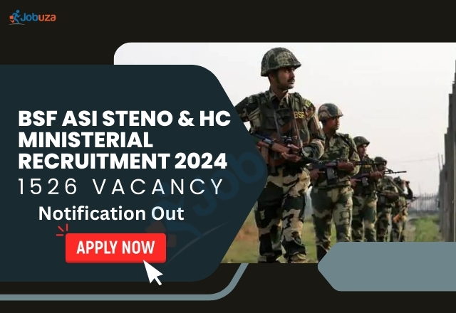 BSF ASI Steno & HC Ministerial Recruitment 2024