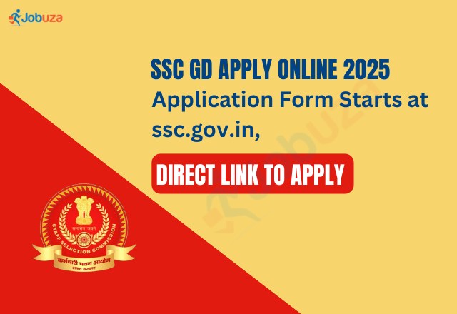 SSC GD Apply Online 2025