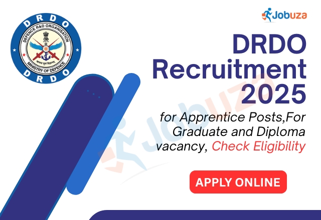 DRDO Apprentice Recruitment 2025 Apply Online, Check Eligibility