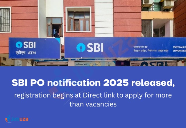 SBI PO Recruitment 2025 Begins Over 500 Posts, Apply Online