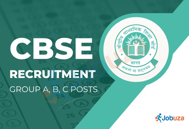 CBSE Recruitment 2025 26 Notification Out for 124 Group A, B & C