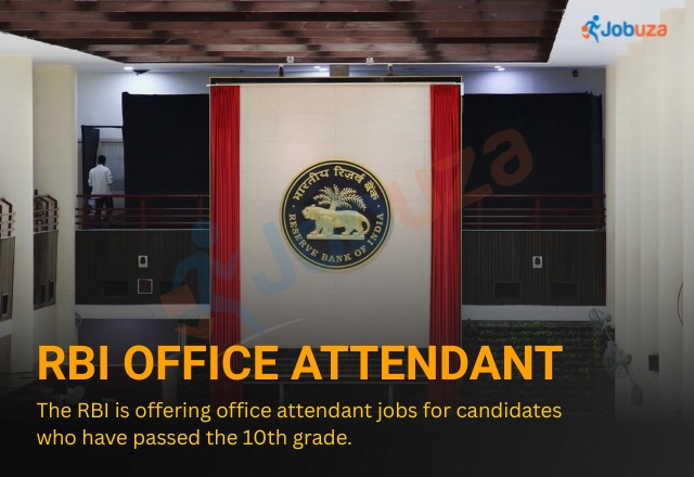 RBI Office Attendant Recruitment 2026: Vacancies for 10th Pass Candidates