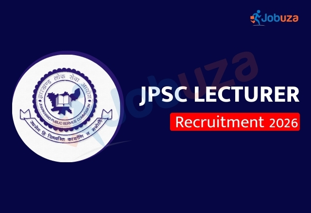 JPSC Lecturer Recruitment 2026 Notification PDF, Vacancy Details, Apply Online