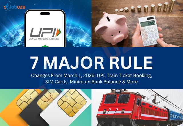7 Major Rule Changes From March 1, 2026: UPI, Train Tickets, SIM Cards and Bank Rules Updated