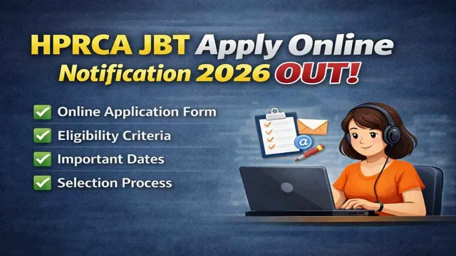 HPRCA JBT teacher recruitment 2026: Notification out for 600 posts; applications begin March 16