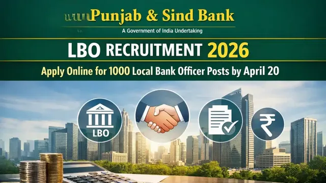 Punjab & Sind Bank LBO Recruitment 2026: Apply Online for 1000 Vacancies