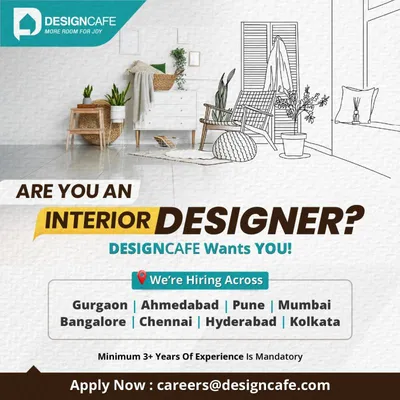 Senior Interior Designer Job at Design Cafe – Apply for Vizag Center, Visakhapatnam