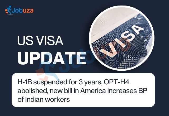 US Visa Update 2026: H-1B Suspension, OPT and H-4 Changes, New Bill Raises Concerns for Indian Workers