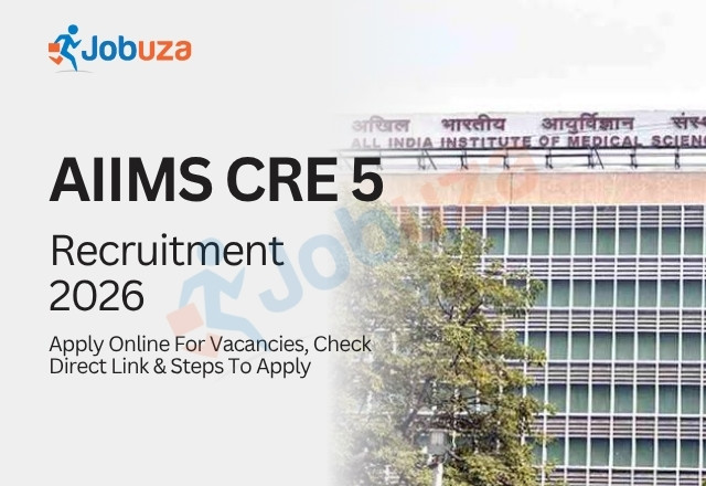 AIIMS CRE 5 Recruitment 2026 Notification Out Apply Online