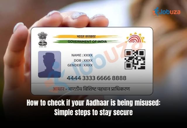 Aadhaar Card Misuse Know How to Verify Your Aadhaar Activity