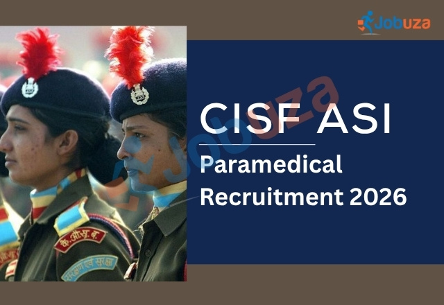 CISF ASI Paramedical Recruitment 2026: Apply Online for Pharmacist and Technician Vacancies