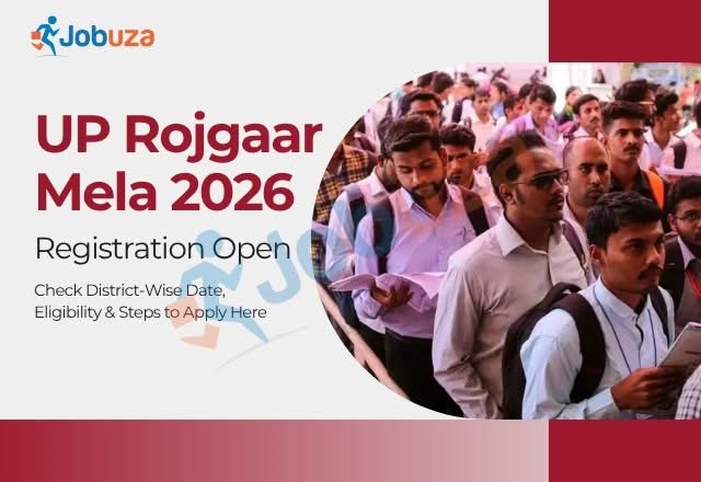UP Rojgaar Mela 2026 Registration Started, Check District Wise