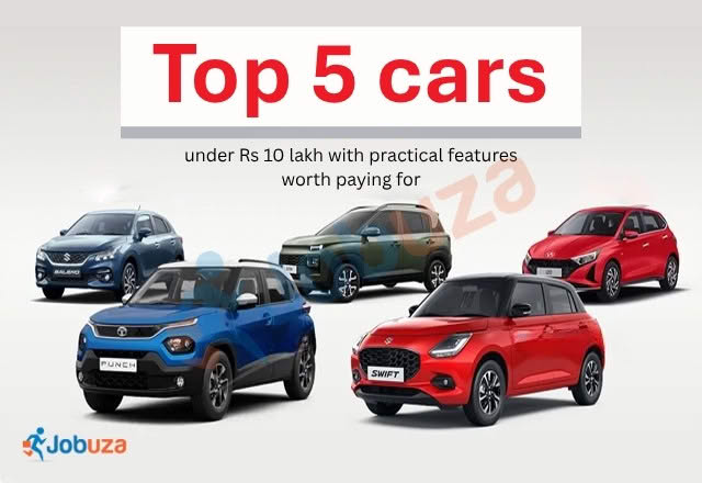 Best Cars Under ₹10 Lakh in India Practical Features, Price