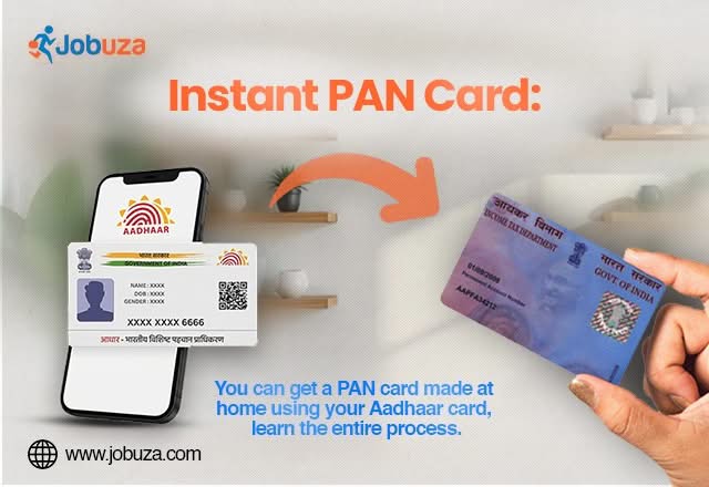 Instant PAN Card Online Get Your PAN Using Aadhaar in Simple
