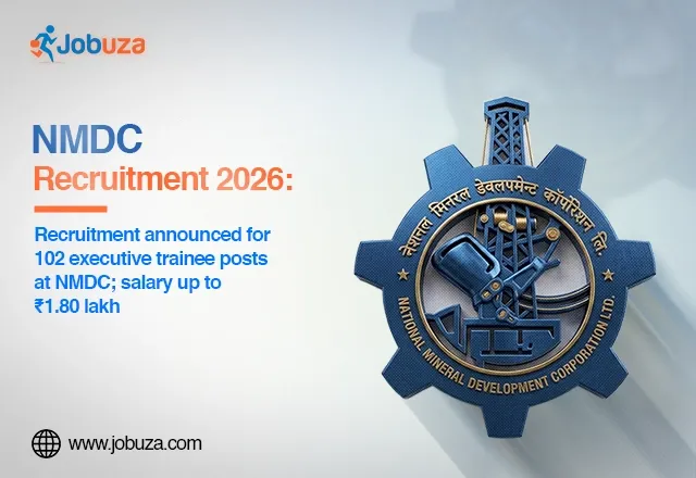 NMDC Recruitment 2026 Apply Online for 102 Executive Trainee Posts