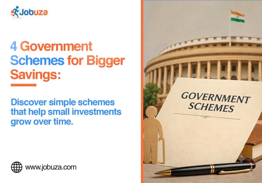 4 Government Schemes to Grow Your Savings Invest Small Amounts for