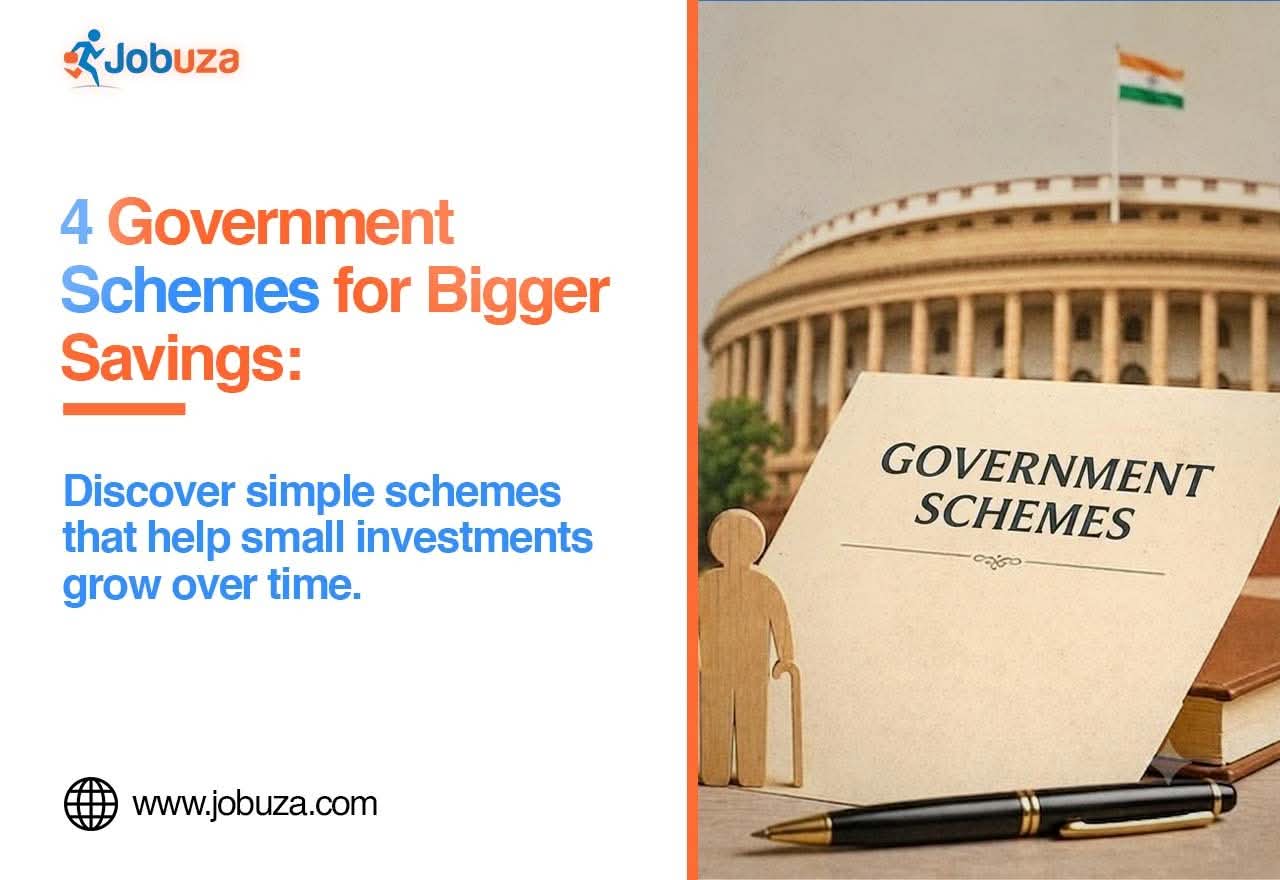 4 Government Schemes to Grow Your Savings Invest Small Amounts for