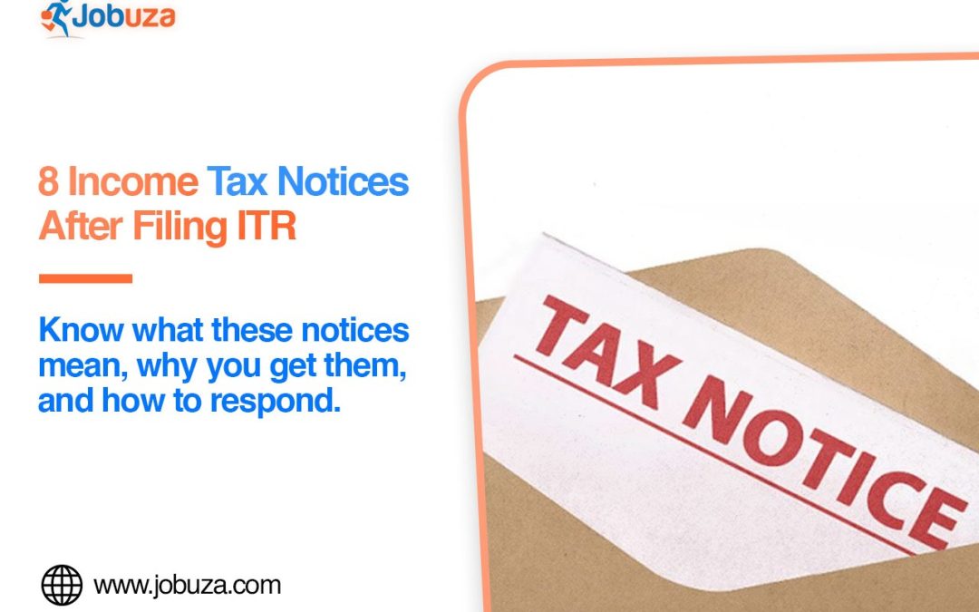 8 Income Tax Notices Salaried Employees May Receive After Filing