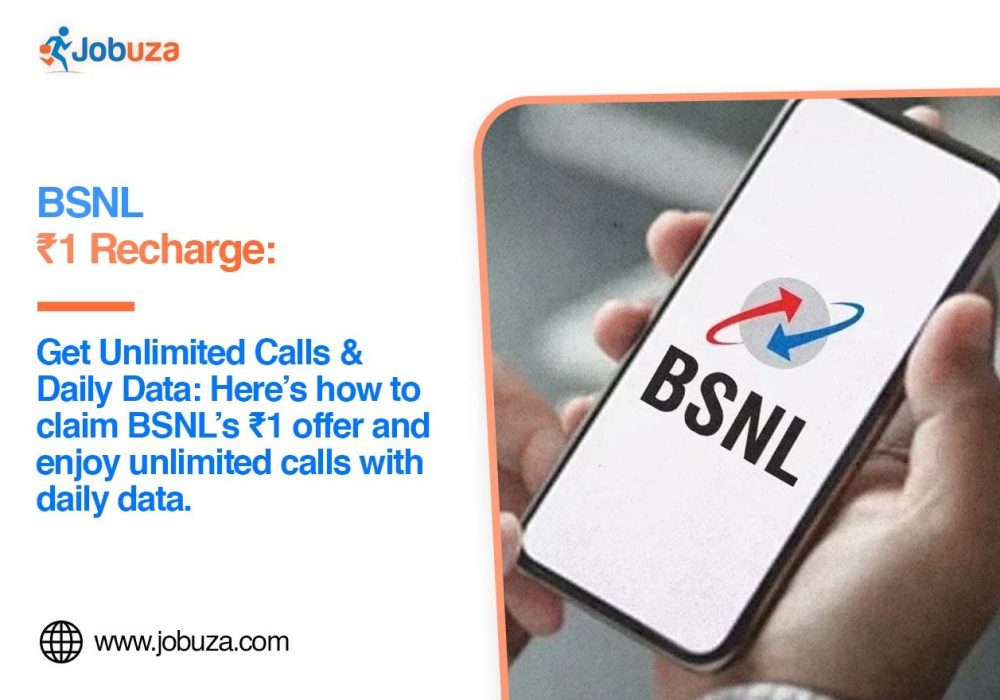 BSNL Rs 1 Recharge Get Unlimited Calls and Daily Data, Check Details