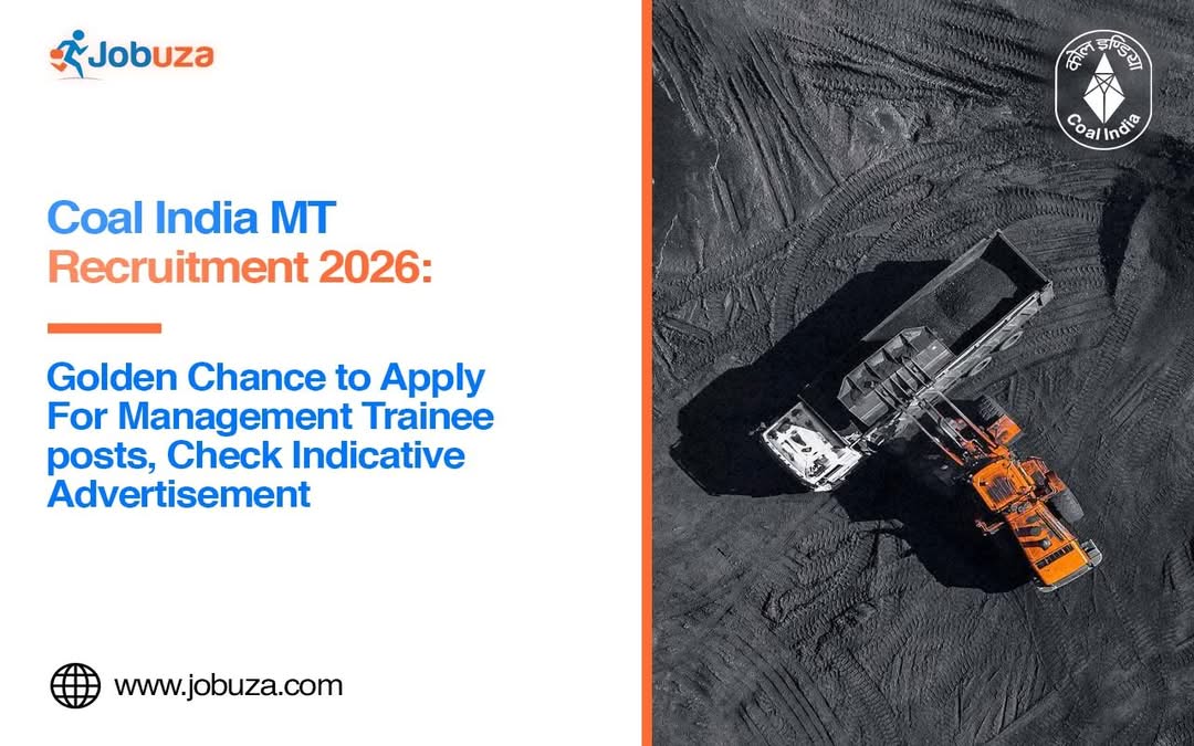 Coal India MT Recruitment 2026 Check Management Trainee Vacancies