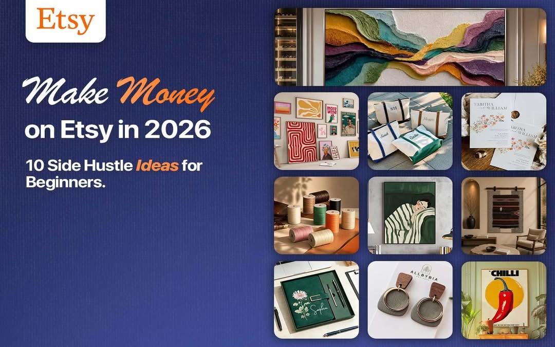 How to Make Money on Etsy in 2026 10 Side Hustle Ideas