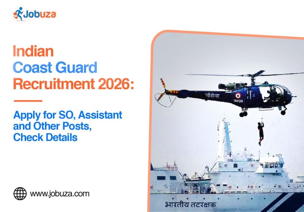 Indian Coast Guard Recruitment 2026 Apply Online for SO