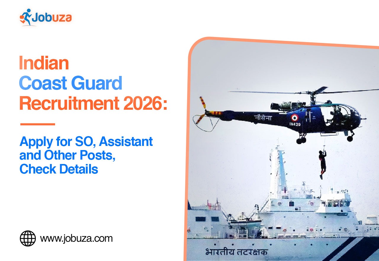 Indian Coast Guard Recruitment 2026 Apply Online for SO