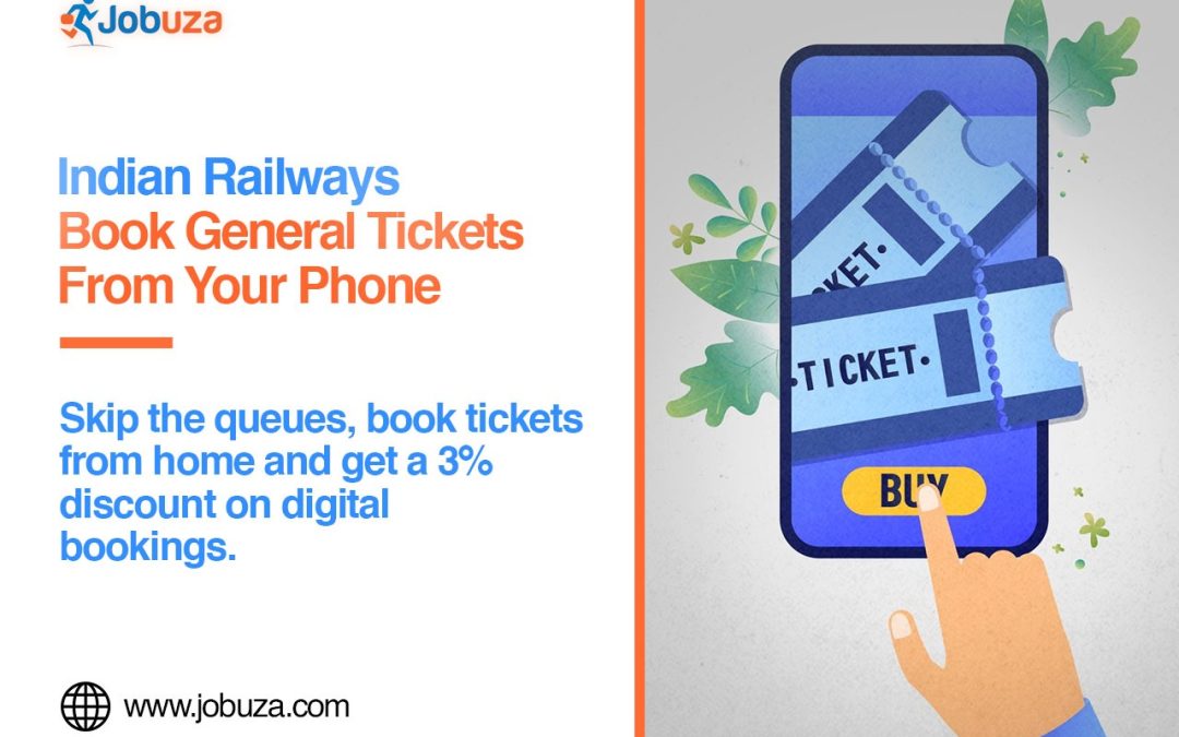 Indian Railways General Ticket Booking Book from Your Phone
