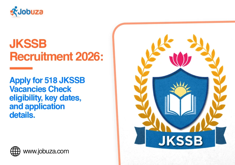 JKSSB Recruitment 2026 Notification Released for 518 Vacancies