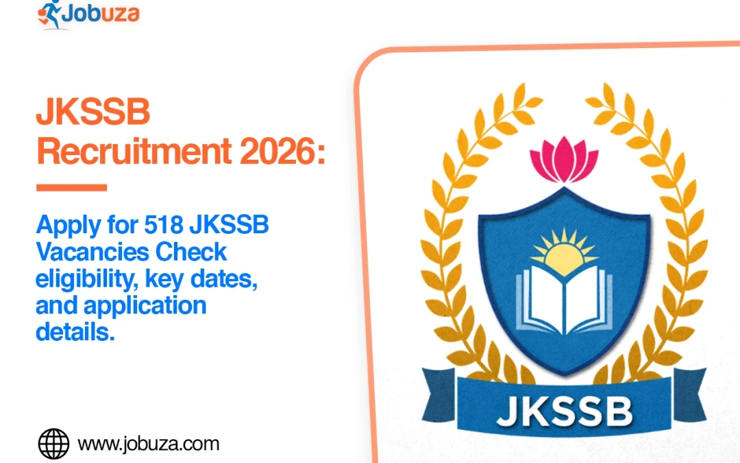 JKSSB Recruitment 2026 Notification Released for 518 Vacancies