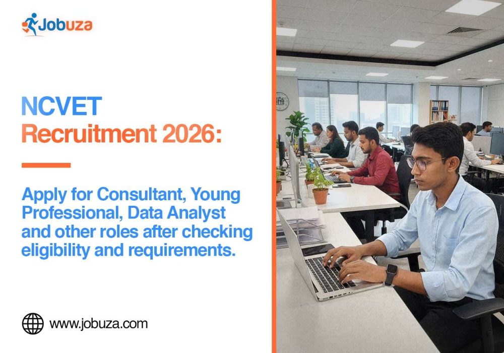 NCVET Recruitment 2026 Apply for Consultant, Young Professional, Data Analyst and Other Posts