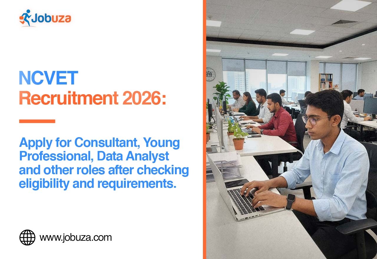 NCVET Recruitment 2026 Apply for Consultant, Young Professional, Data Analyst and Other Posts