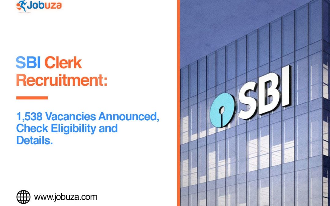 SBI Clerk Recruitment 2026 Applications Open for 1,538 Posts