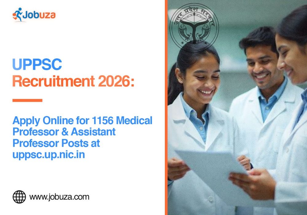 UPPSC Recruitment 2026 Apply Online for 1156 Medical Professor and