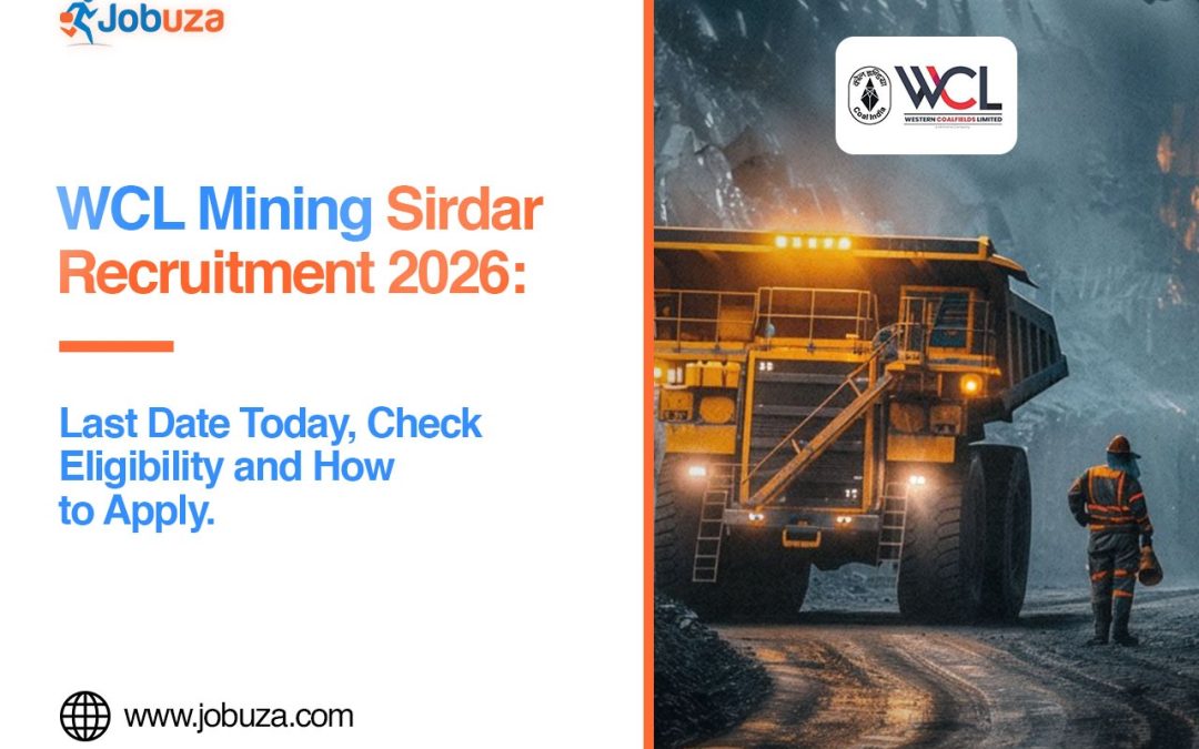 WCL Mining Sirdar Vacancy 2026: Apply Online Today for Available Posts, Check Eligibility