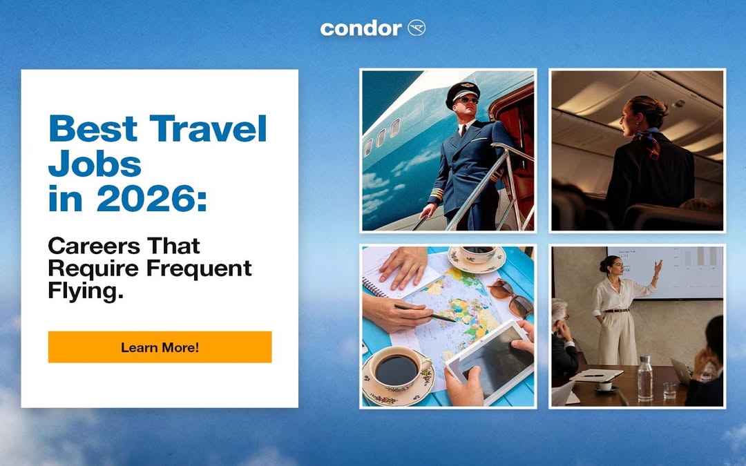 10 Best Travel Jobs in 2026 Careers That Require Frequent Flying JOBUZA