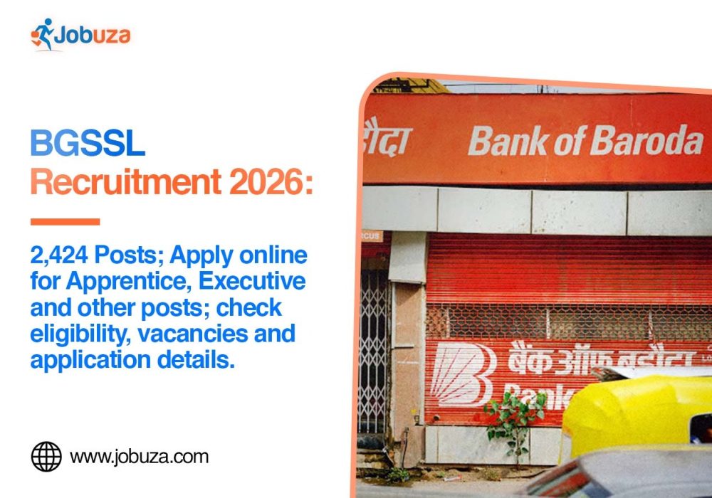 BGSSL Recruitment 2026 Apply Online for 2,424 Apprentice and Other Posts