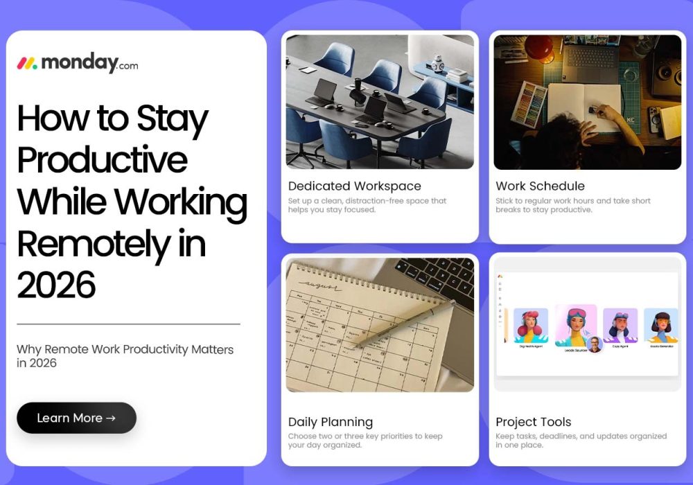 How to Stay Productive While Working Remotely in 2026