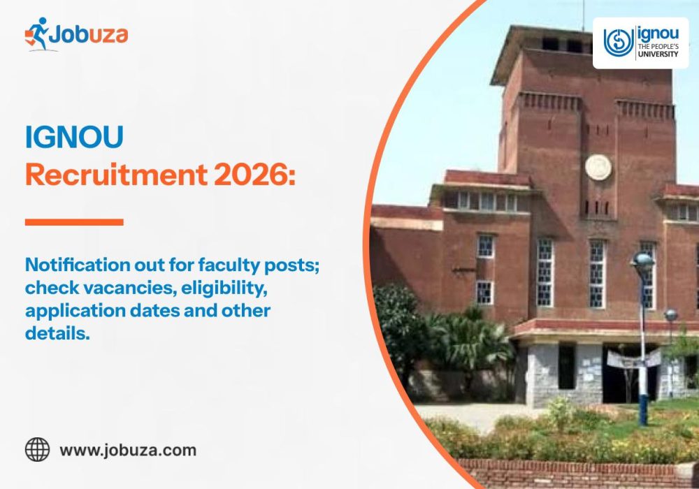 IGNOU Recruitment 2026: Notification Released for Faculty Posts, Check