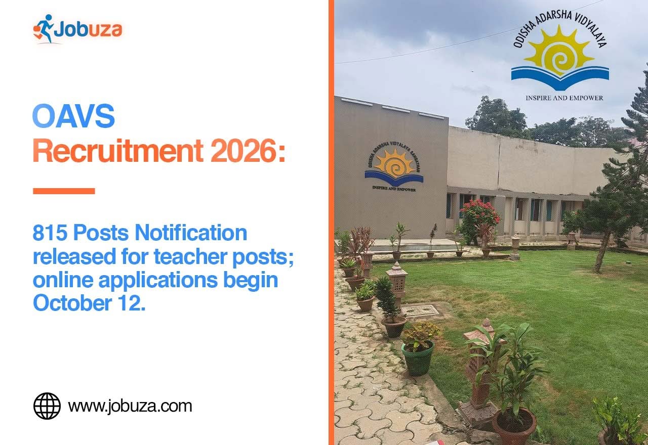 OAVS Recruitment 2026