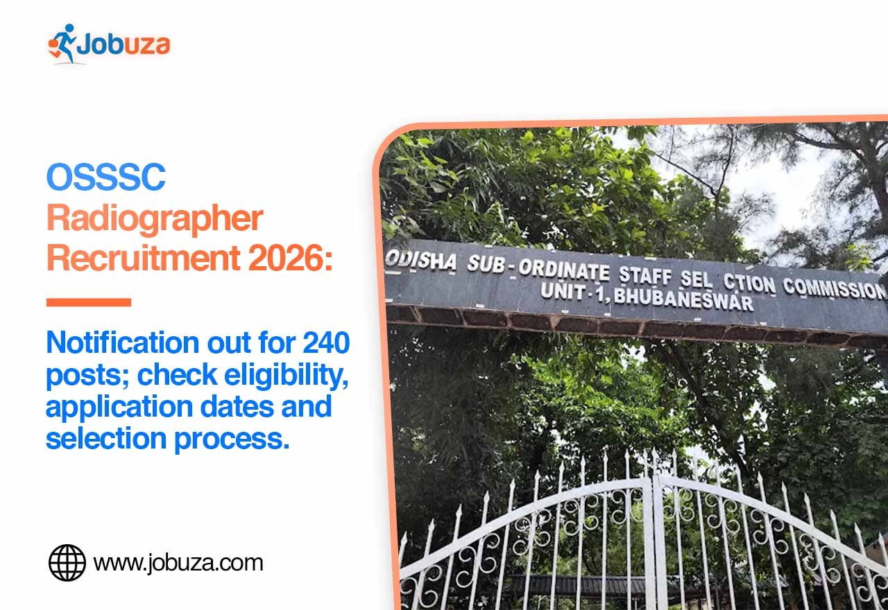 OSSSC Radiographer Recruitment 2026 Apply Online for 240 Posts, Check
