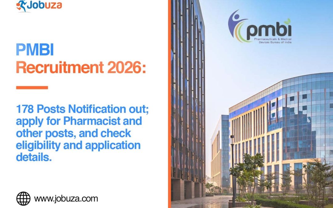 PMBI Recruitment 2026 Apply for Pharmacist and Other Posts JOBUZA