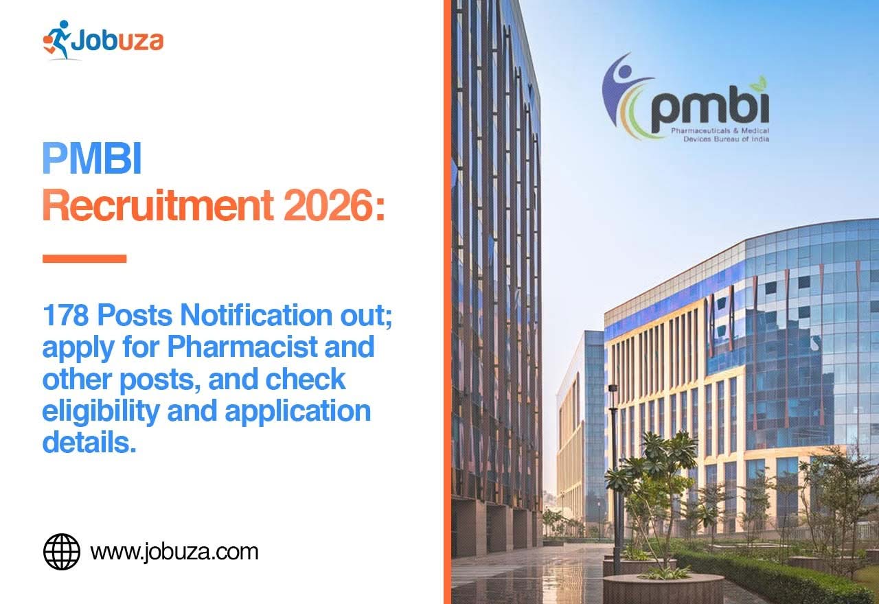 PMBI Recruitment 2026 Apply for Pharmacist and Other Posts JOBUZA
