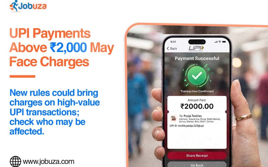 UPI Payments Above ₹2,000 May Face Charges